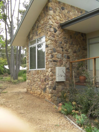 Field Stone Stonemason Built Wall